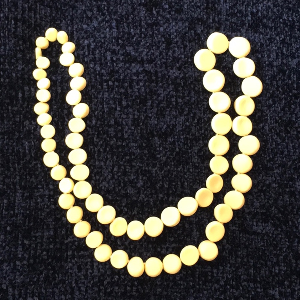 Dinosaur Designs butter yellow necklace